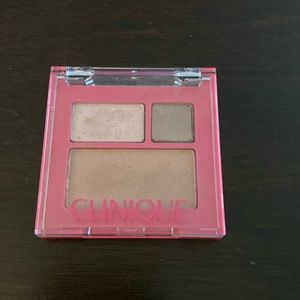Clinique eye shadow and blush set.